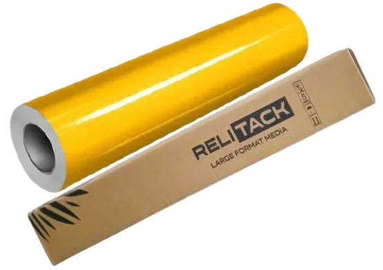 RELITACK Reflector Colored Honeycomb & Plain Vinyl Yellow Film