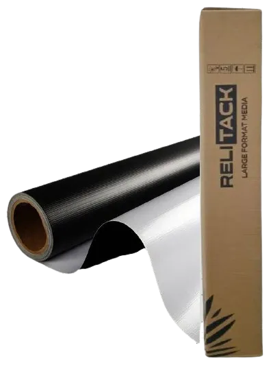 RELITACK Front-Lit Matte Banner Black Back 510gsm